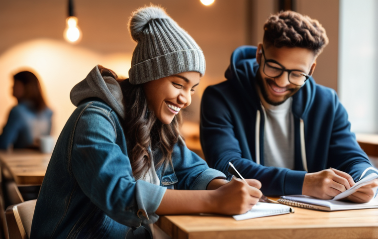 지속 가능한 영감 관리의 기본 가이드 - **Prompt 2: Journey of Diverse Inspiration**
    A montage or split-scene image showcasing a young a...